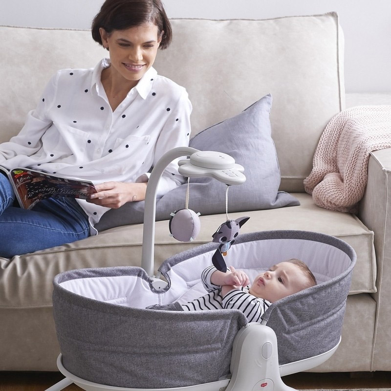 Люлька качалка 3 в 1 Tiny Love Grey | toshka