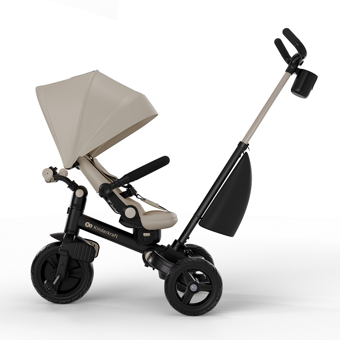 Триколісний велосипед Kinderkraft Aveo 2 Plus Beige | toshka
