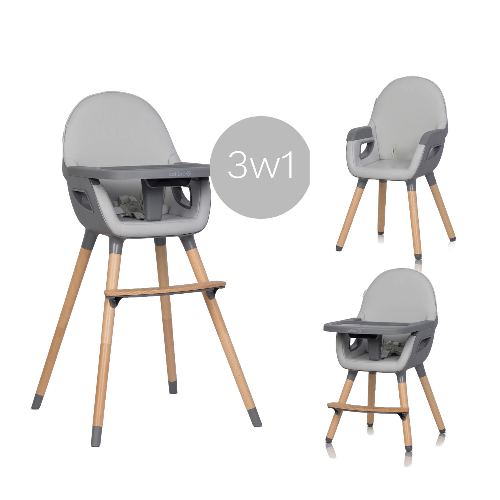 リラクゼーショングッズ CB9 2g Стілець для годування Colibro Scandi Dove | toshka