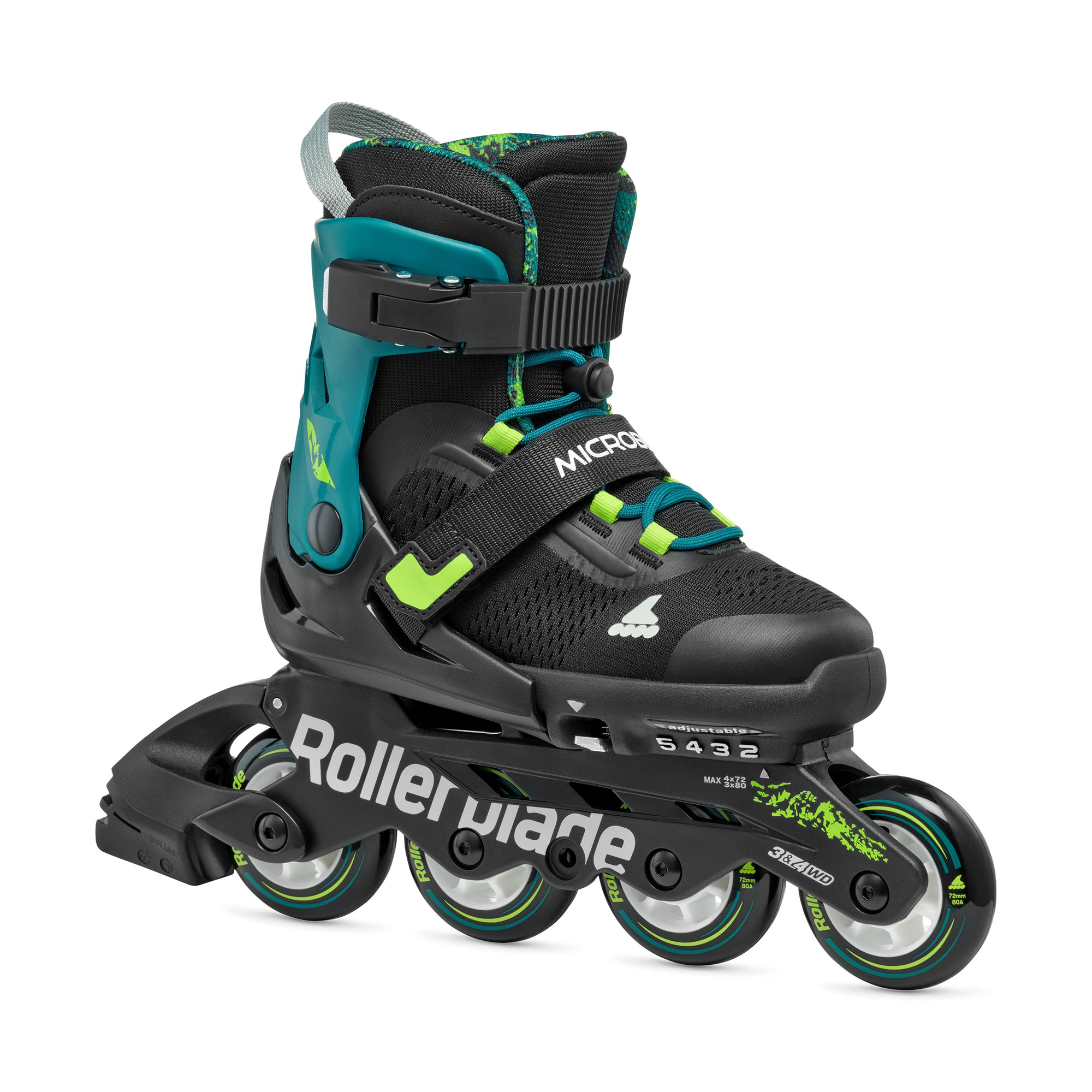 Дитячі розсувні ролики Rollerblade Microblade XT black-petrol